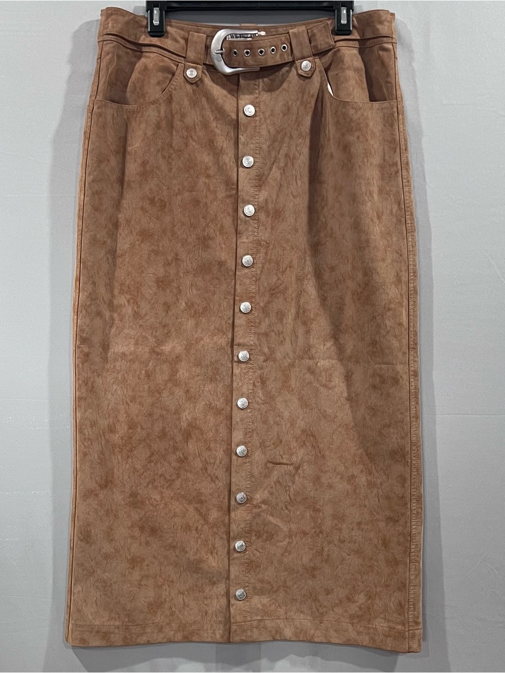 We The Free Astoria Vegan Suede Maxi Skirt - Picture 2 of 12